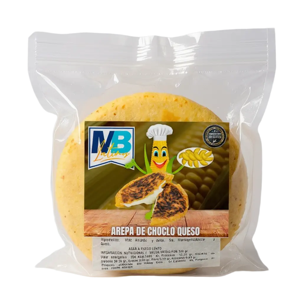 HAPPY AREPA CHOCLO QUESO 4Und Cx24