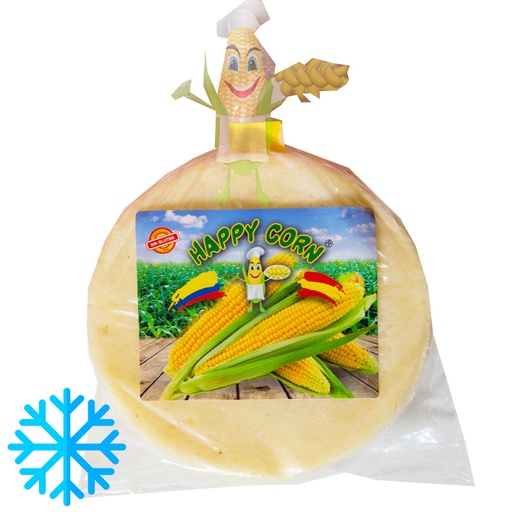 HAPPY AREPA CRUDA BLANCA 5Und Cx20 telita