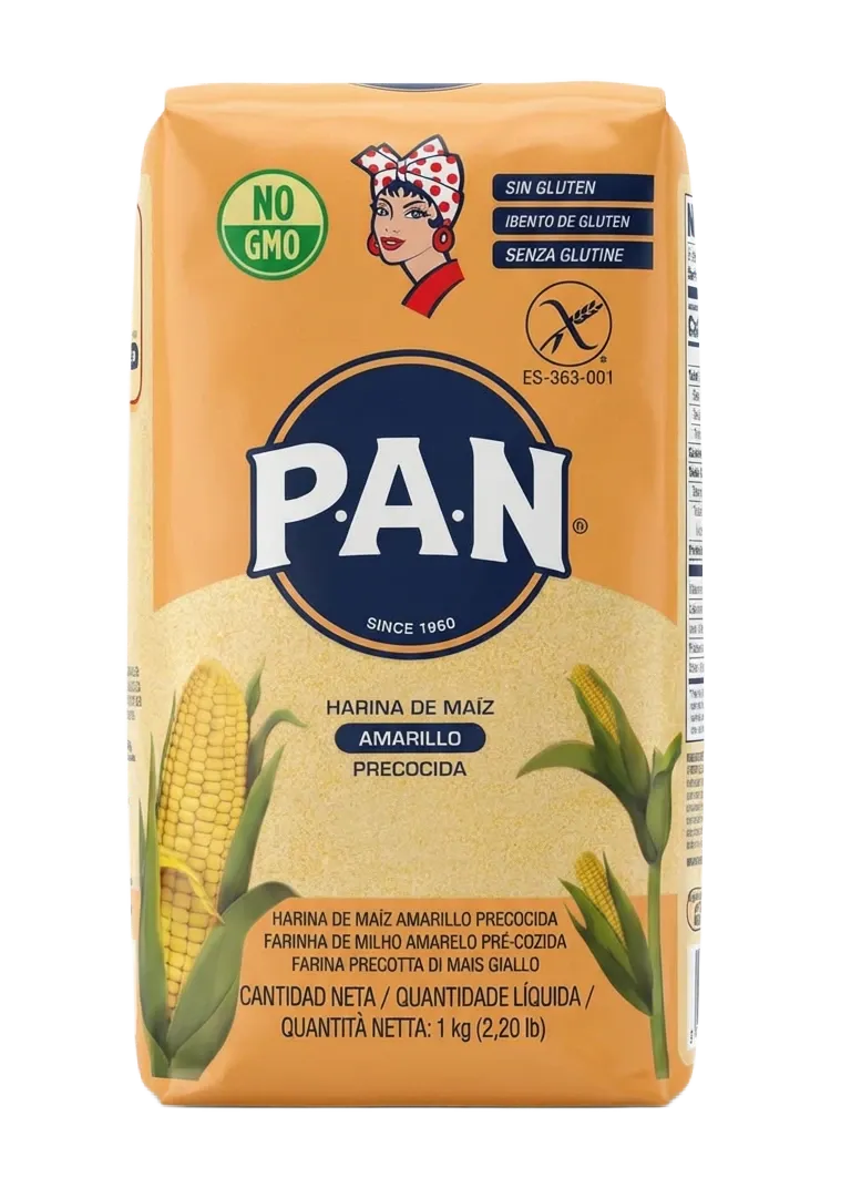 Harina de Maiz Amarilla 
PAN 1Kg x 10 Unid
