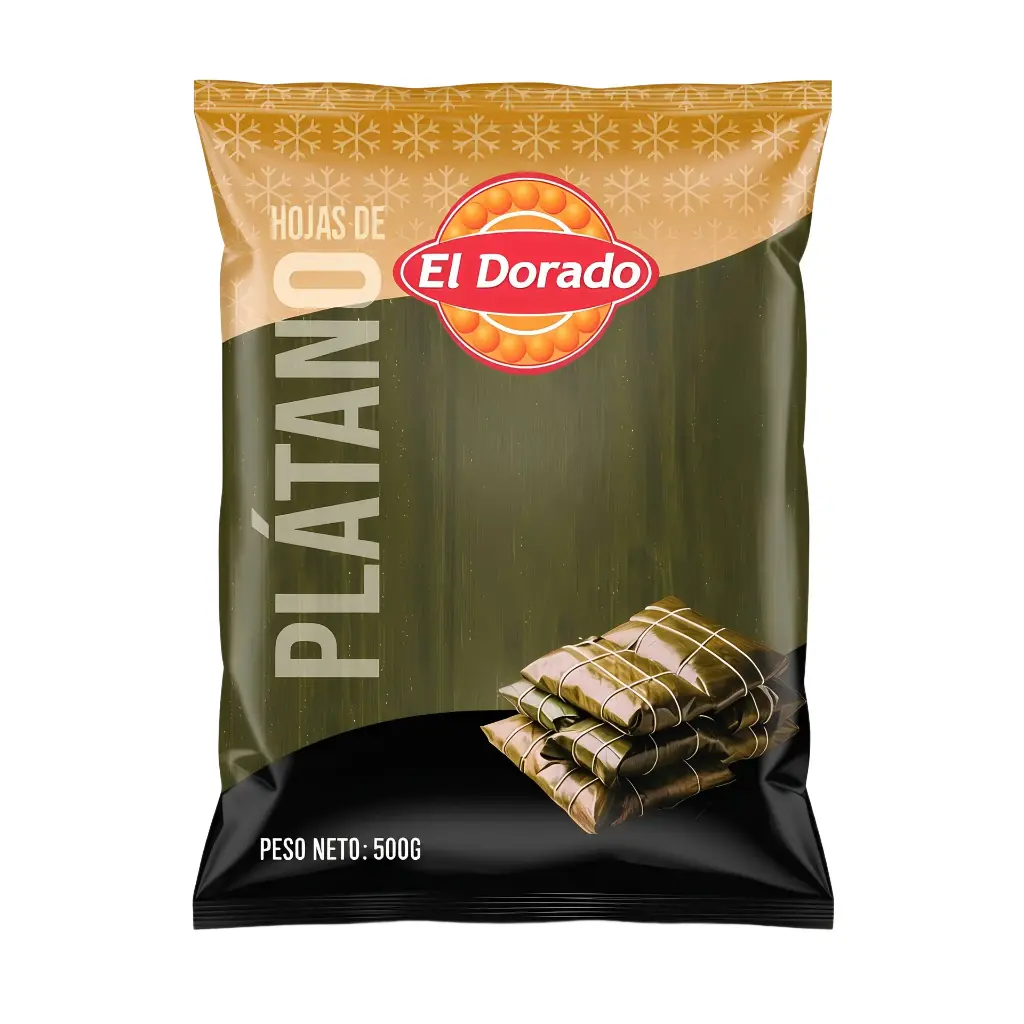 HOJAS DE PLATANO DORADO 500g X 12