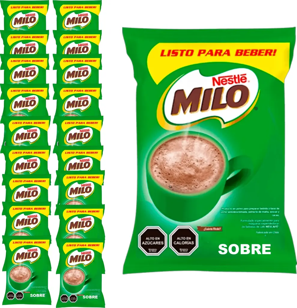 MILO SOBRE X 18 UND X 20g