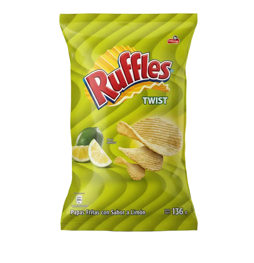 RUFLES PATATAS LIMON 40g x 60