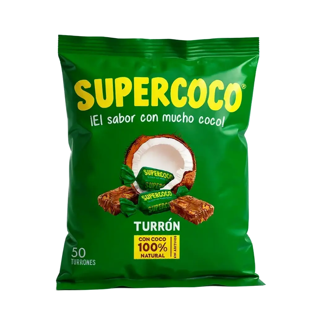 SUPERCOCO CARAMELO 50 UNID X 24