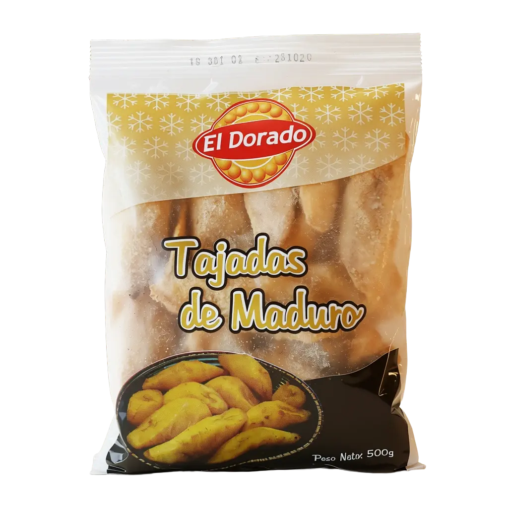 TAJADA PLATANO MADURO DORADO 500 g X 12 Caja