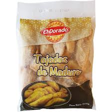 TAJADA PLATANO MADURO DORADO 500 g X 12 Caja