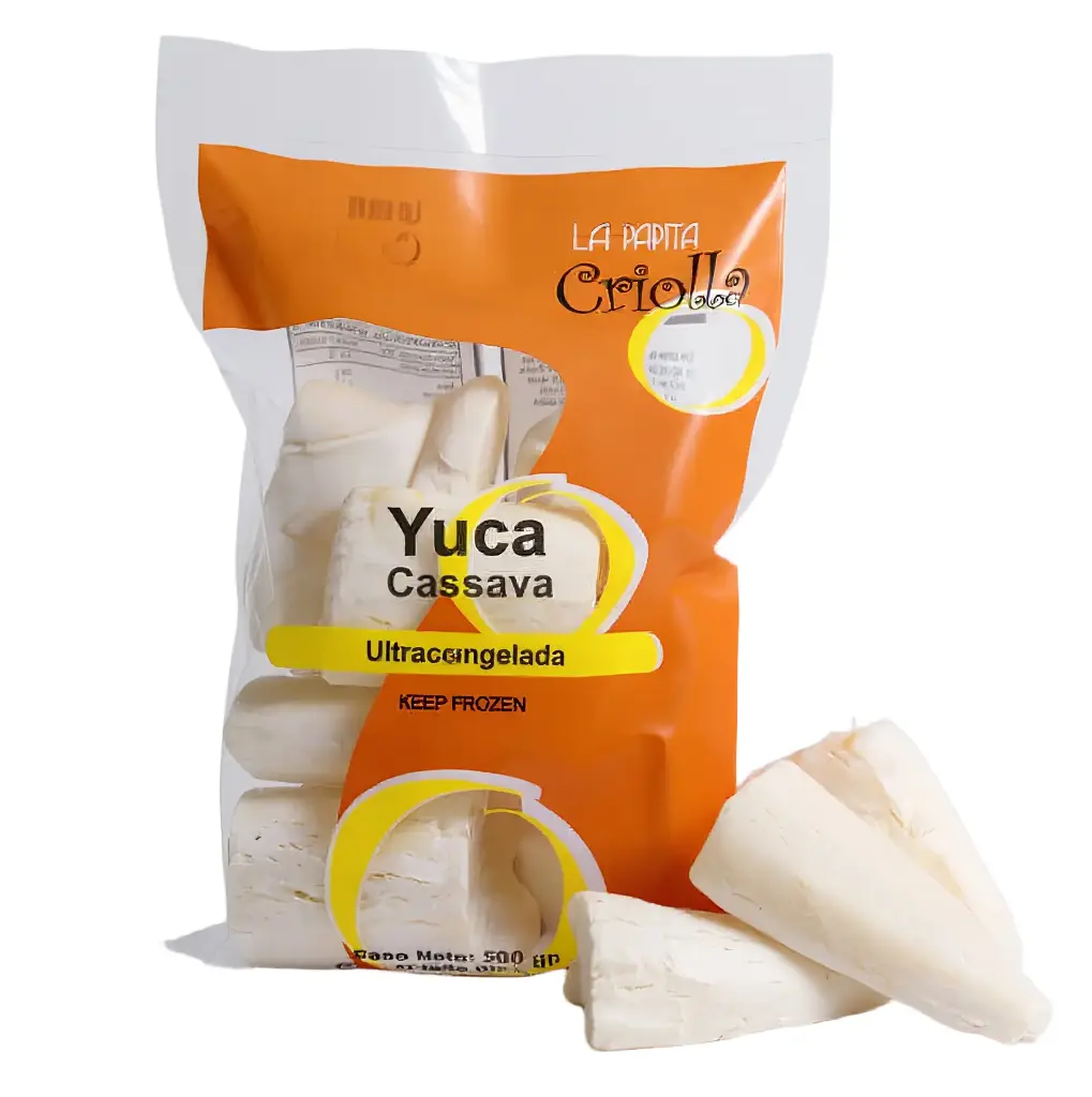 YUCA GRANDE TROZOS CONG. PLEBEYO 500g Cx12
