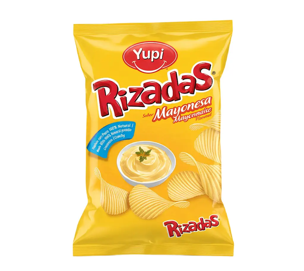 YUPI PAPAS RIZADAS MAYONESA 105g X 20