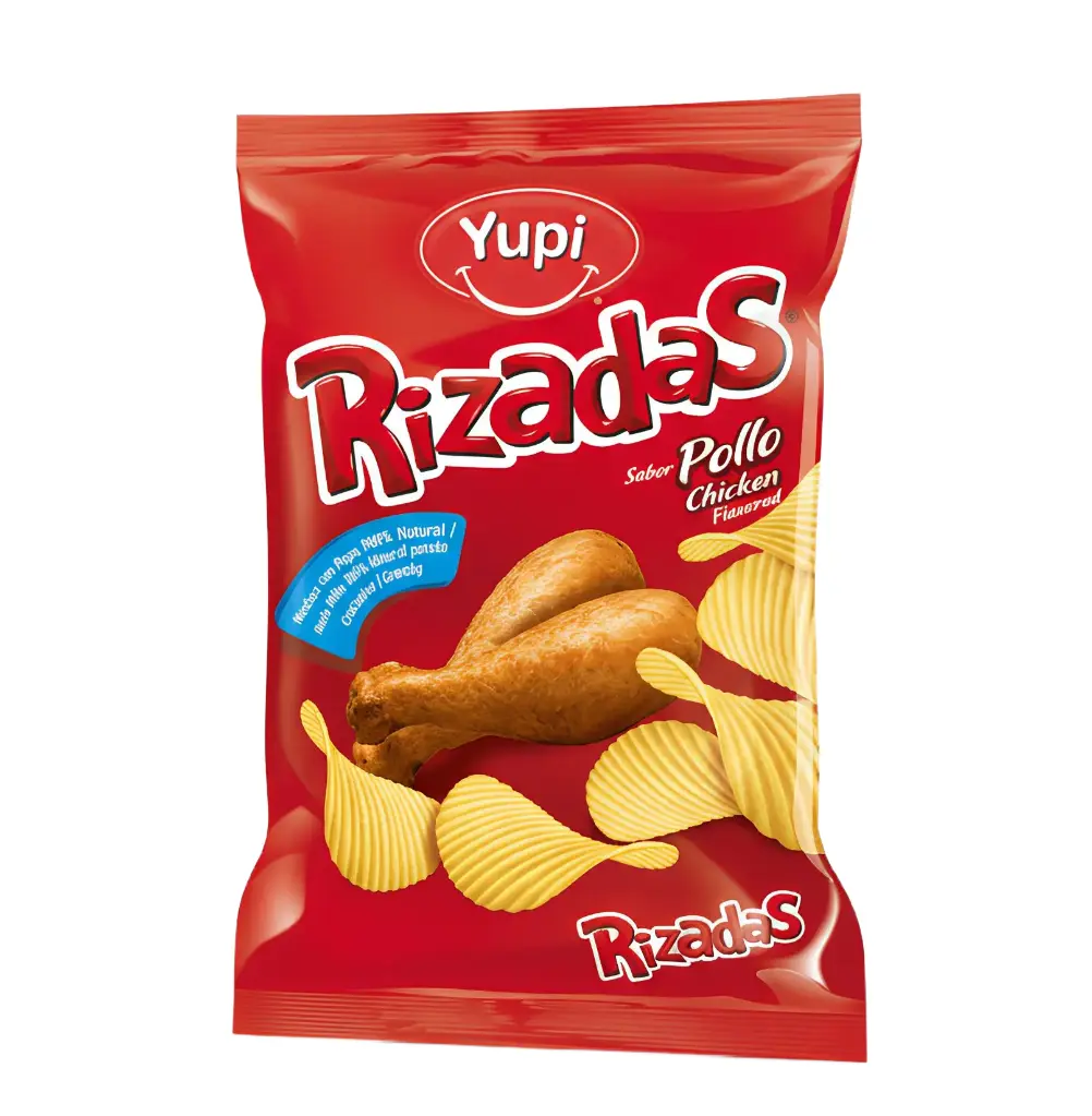 YUPI PAPAS RIZADAS POLLO 110g X 20