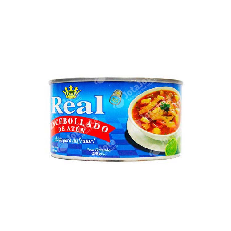 ENCEBOLLADO DE ATUN REAL 400g Cx24