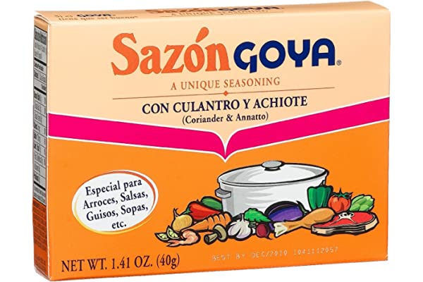 GOYA SAZON ACHIOTE CULANTRO x 40g Cx18