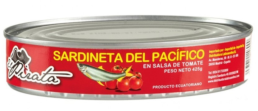PIRATA PICANTE SARDINA TOMATE 425g Cx24