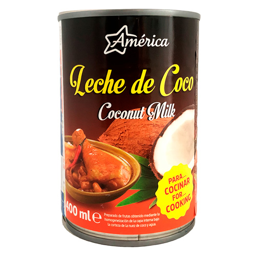 LECHE DE COCO AMERICA LATA 400g Cx12