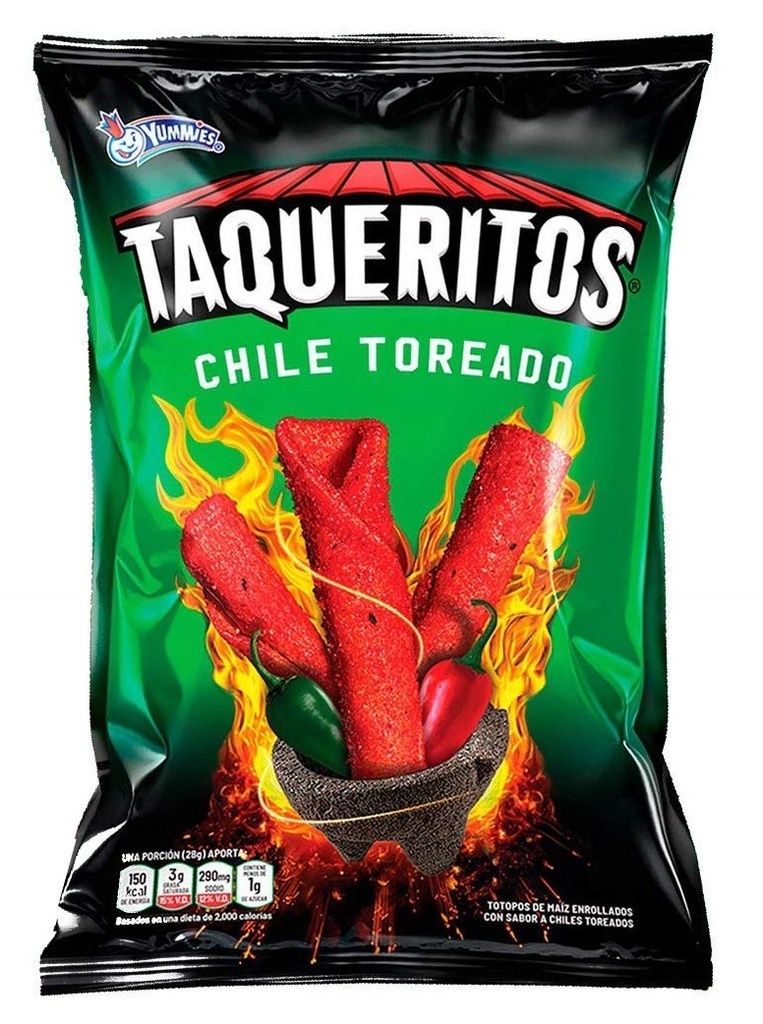 TAQUERITOS CHILE TOREADO 190g X 24