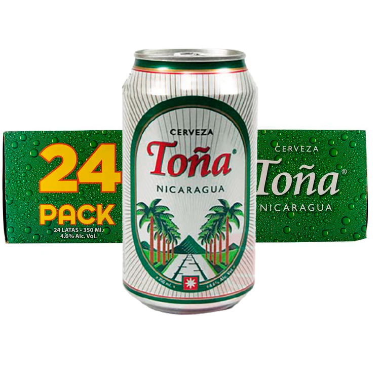 LATA CERVEZA TOÑA 350ML X 24