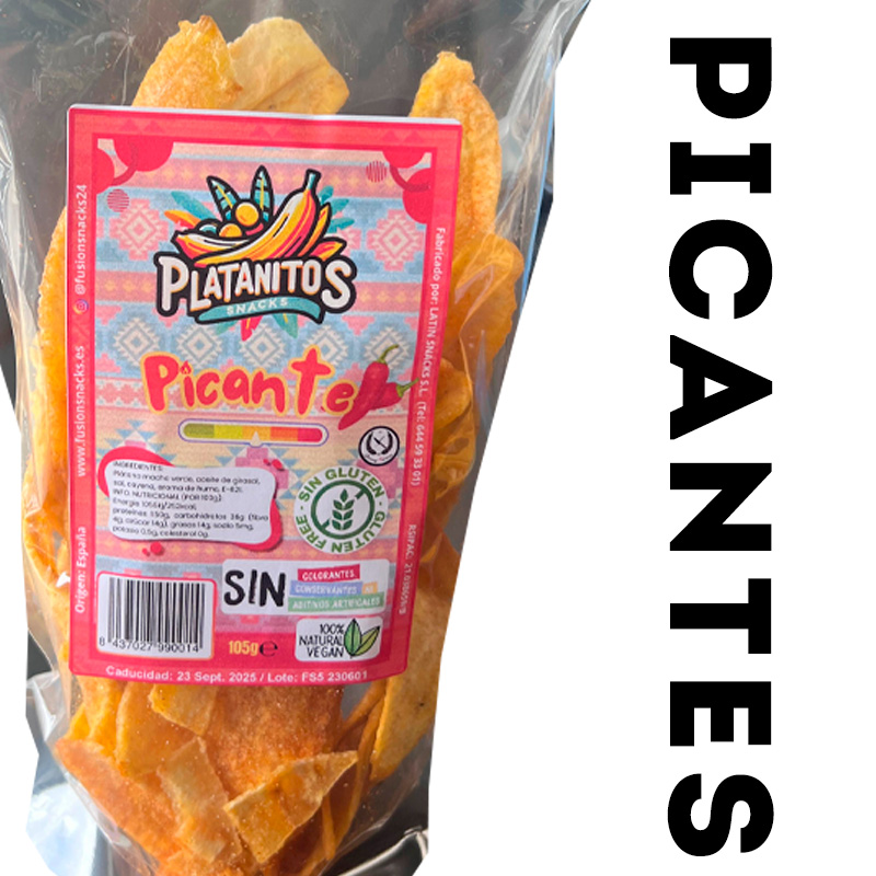 PLATANITOS PICANTE 105g X15UNID