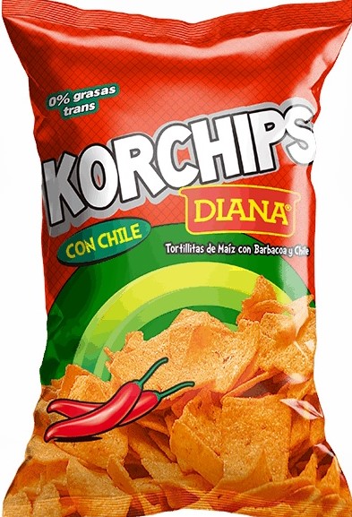 DIANA KORCHIPS 165g X 60
