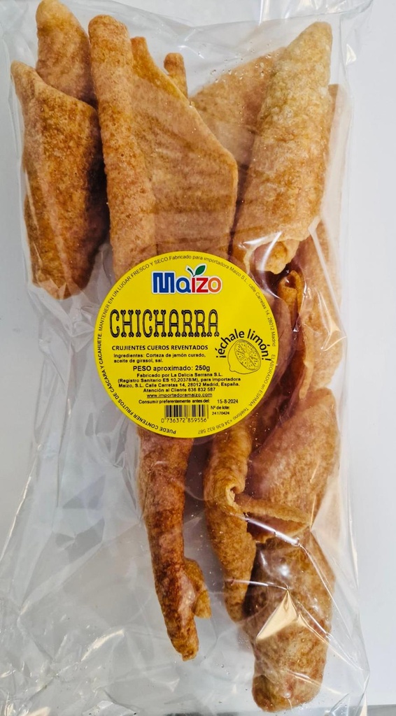CHICHARRA MAIZO 250G X 6 UNID