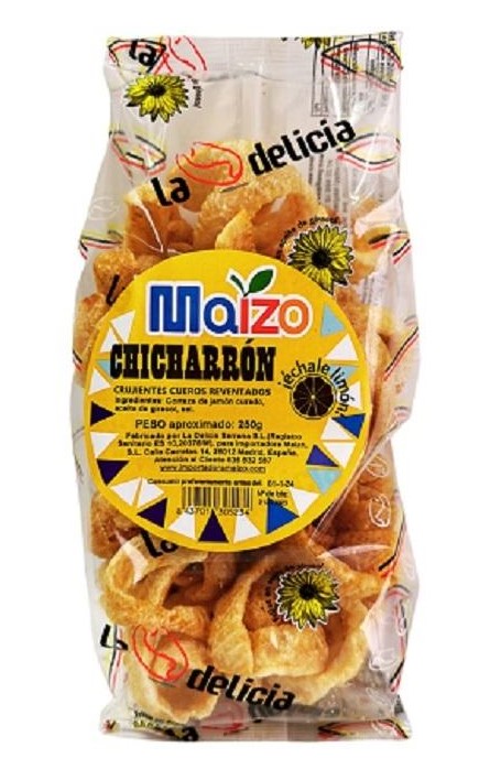 CHICHARRON MAIZO 100g X 18 UNID