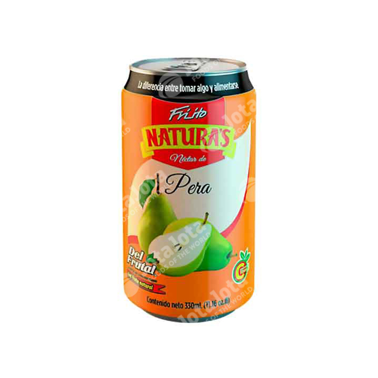 LATA NATURA ZUMO PERA 330ml X24