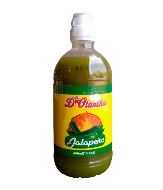 D´OLANCHO SALSA PICANTE JALAPEÑO 460ml Cx12
