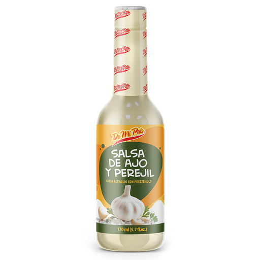 DE MI PAIS SALSA DE AJO PEREJIL 165ML 24UNID