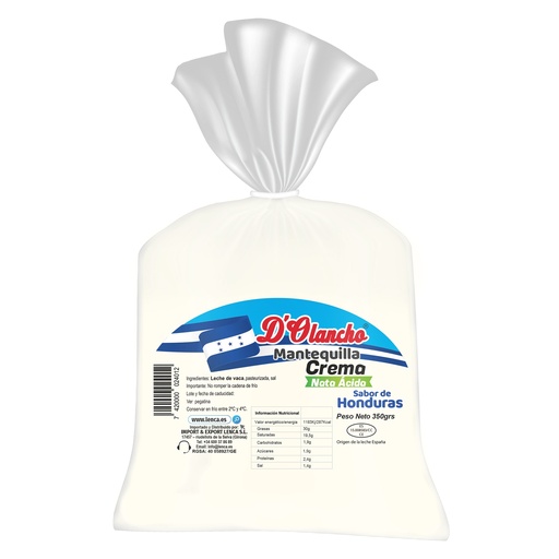 DE OLANCHO MANTEQUILLA CREMA 350G