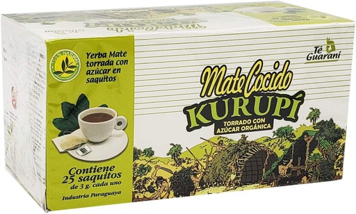 SAQUITOS KURUPI MATE COCIDO 20Und Cx12