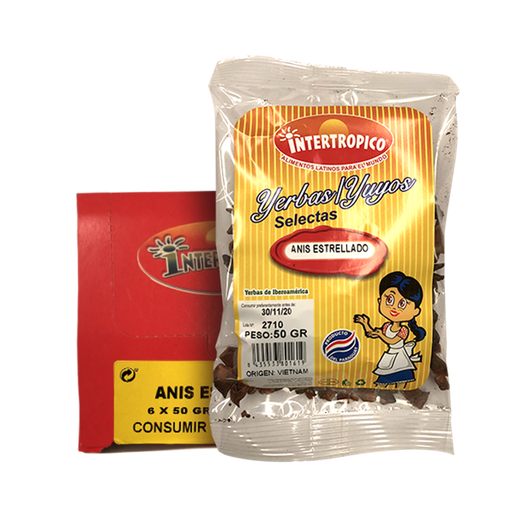 ANIS ESTRELLADO INTER. 50g/6Und Cx6