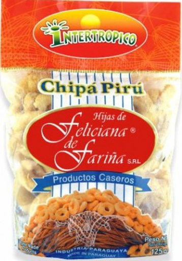 CHIPA PIRU HIJAS DE FARIÑA 125 G X 24 UN