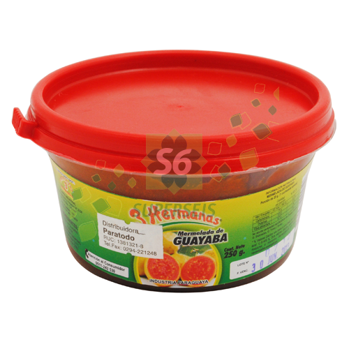 MERMELADA GUAYABA 3 HERMANAS 250g X24