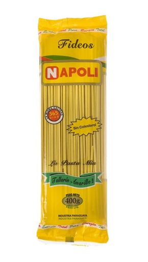 NAPOLI TALLARIN AMARILLO FIDEO X 10
