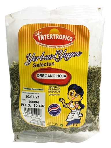 OREGANO INTER 30g X 6