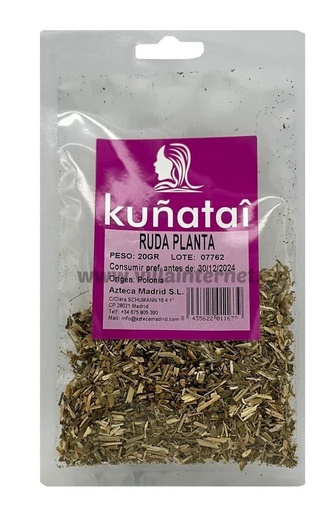 RUDA PLATA KUÑATAI X 6 UNI X 30g