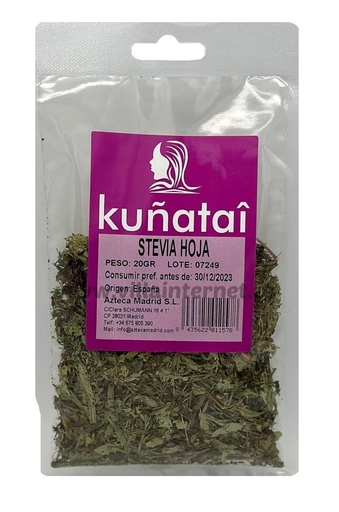 STEVIA HOJA 20G X 6 KUÑATAI