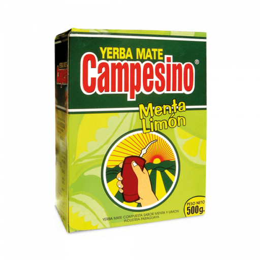 YERBA CAMPESINO MENTA LIMON 500g Cx10