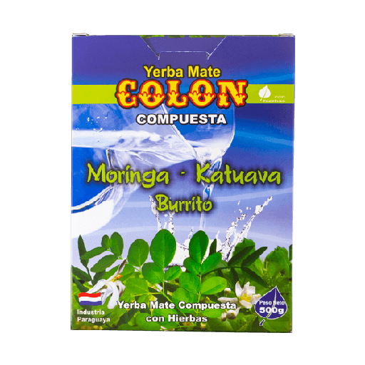 YERBA COLON MORINGA KATUABA BURRITO 500g Cx12