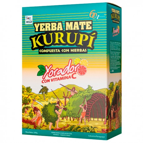 YERBA KURUPI CITRUS YORADOR YERBA 500g Cx12