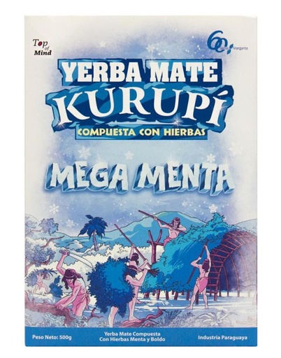 YERBA KURUPI MEGA MENTA 500g Cx12