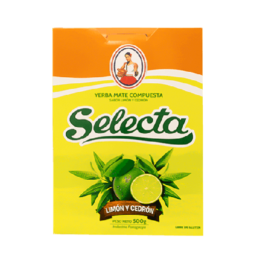 YERBA SELECTA LIMON Y CEDRON YERBA 500g Cx10
