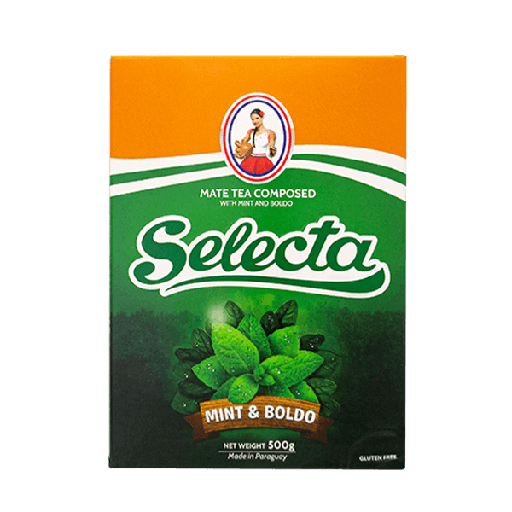 YERBA SELECTA MENTA Y BOLDO 500g Cx10