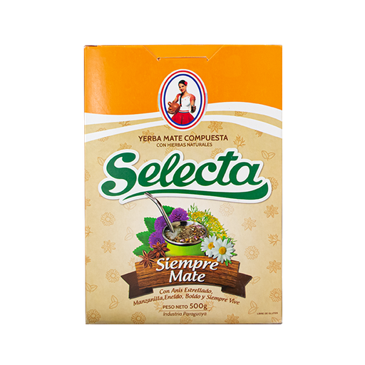 YERBA SELECTA SIEMPRE MATE 500g Cx10