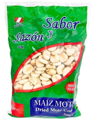 MAIZ MOTE SABOR Y SAZON 500g X24