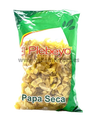 PAPA SECA AMARILLA PLEBEYO 500g PQTx20