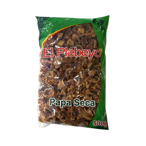 PAPA SECA NEGRA PLEBEYO 500g PQTx24