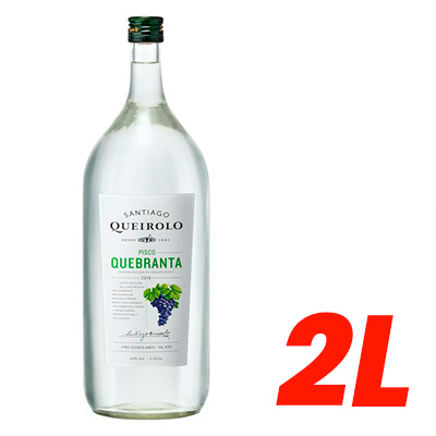PISCO SANTIAGO QUEBRANTA QUEIROLO 2 Lt Cx6