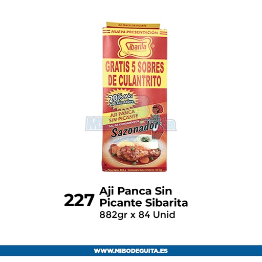 SIBARITA PANQUITA 250g SIN PICANTE DOYPACK X12
