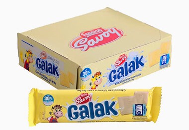 CHOCOLATE GALAK BLANCO SAVOY 30g 12Und