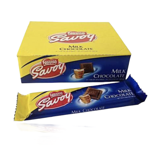 CHOCOLATE SAVOY LECHE 30g x 12Und