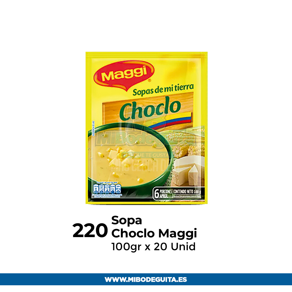 Sopa Choclo Maggi