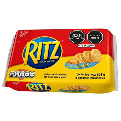 GALLETAS RITZ QUESO 6UNID X 20
